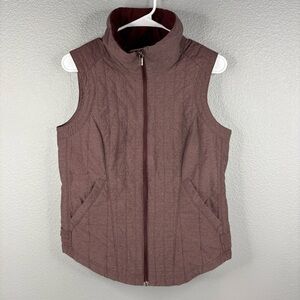 Columbia Maroon Women’s Quilted Full Zip Vest